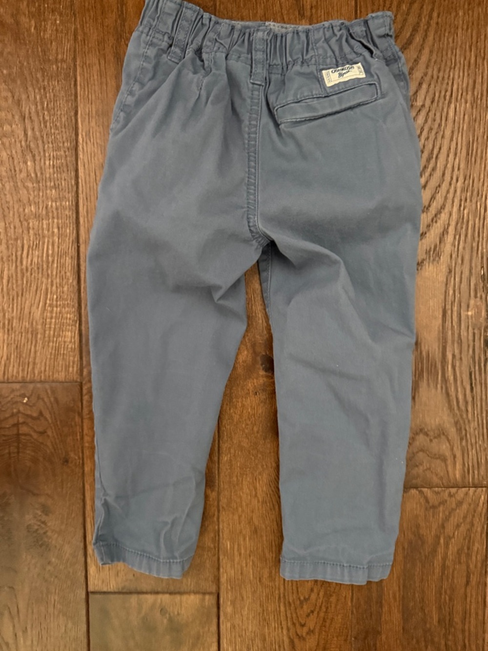 OshKosh B'gosh Boys Light Blue pants, adjustable waist - Picture 3 of 5